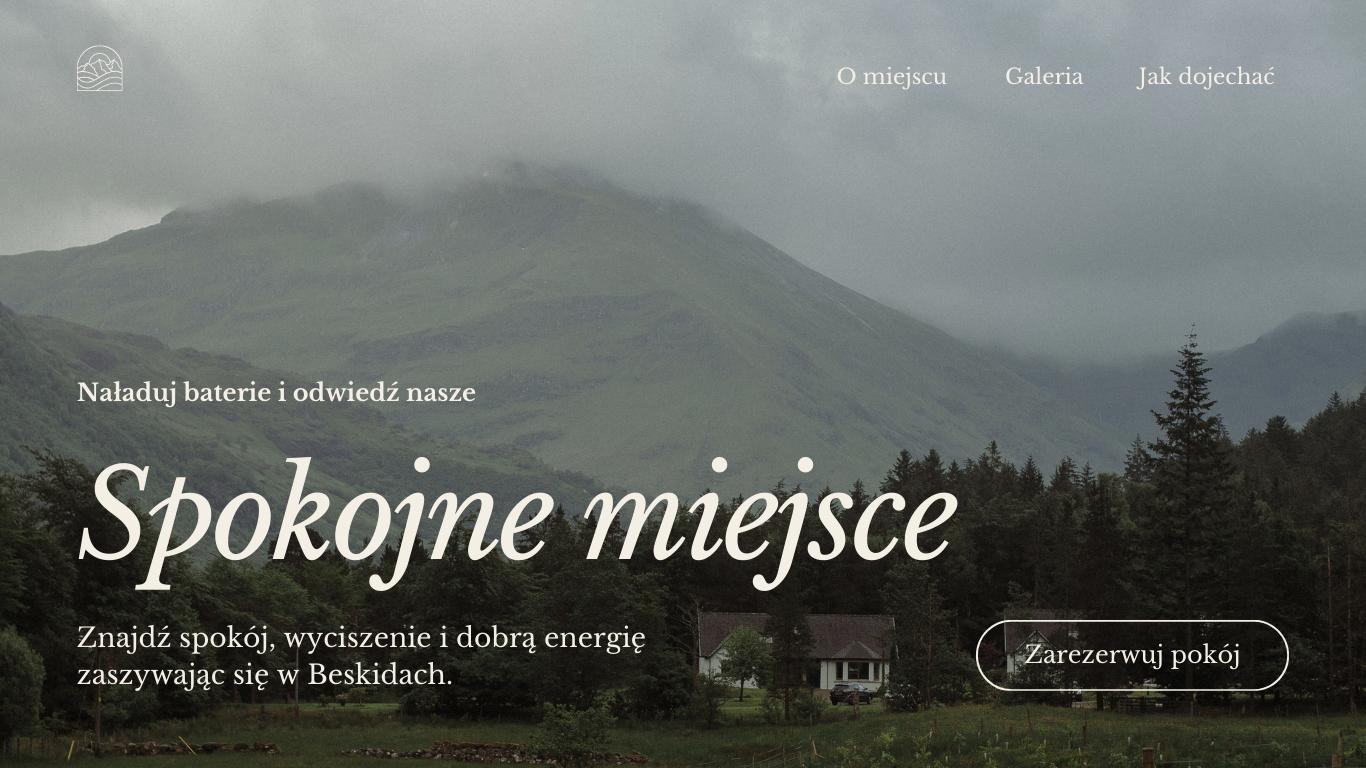 Projekt strony www dla agroturystyki