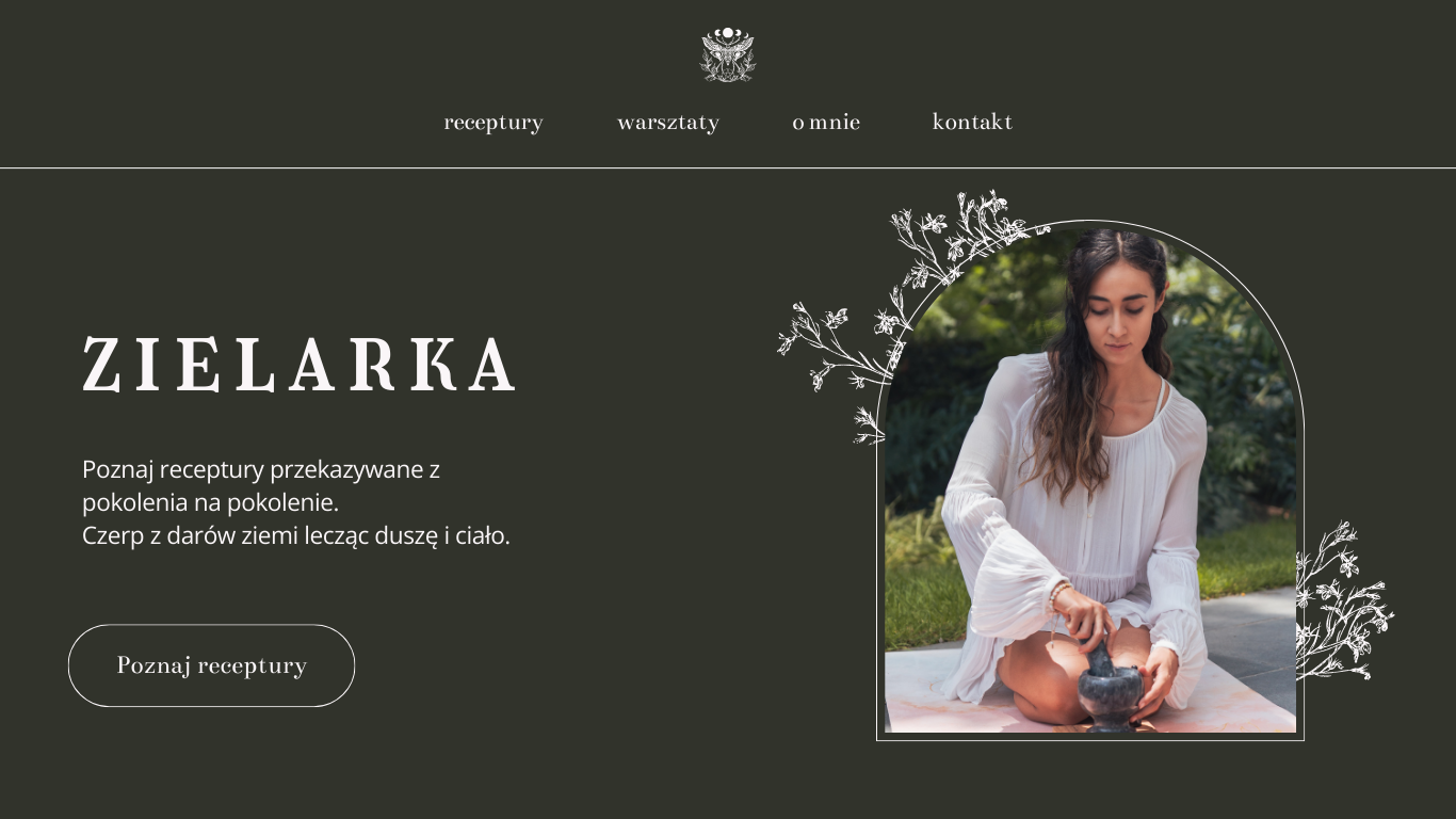 Strona www dla produktów naturalnych