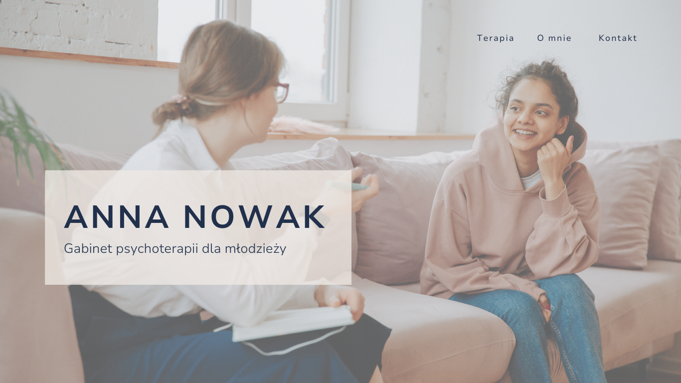 Strona dla terapeuty – projekt strony www